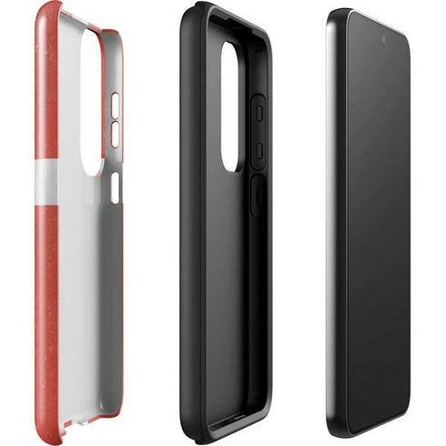 Denmark Flag Distressed Galaxy S23 Plus Pro Case